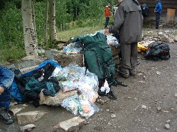 Food pickup at Baldy Town